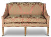 Bespoke handmade and luxury sofa in red and golden damask. - Beaumont & Fletcher