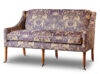 Luxury, bespoke and handmade sofa in paisley inspired, purple and golden velvet. - Beaumont & Fletcher