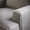 Bespoke, handmade armchair in linen with linen piping. - Beaumont & Fletcher