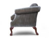 Bespoke handmade sofa in dark grey silk velvet - Beaumont & Fletcher