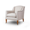 Bespoke, handmade armchair in linen. - Beaumont & Fletcher