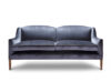 A handmade Art Deco style sofa upholstered in a luxurious blue silk velvet. - Beaumont & Fletcher