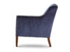 A handmade Art Deco style sofa upholstered in a luxurious blue silk velvet. - Beaumont & Fletcher