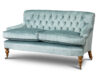 Luxury, bespoke and handmade sofa in a light blue silk velvet. - Beaumont & Fletcher