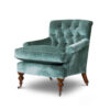 Bespoke, handmade armchair in velvet. - Beaumont & Fletcher