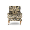 Bespoke, handmade armchair in damask. - Beaumont & Fletcher