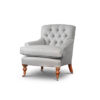 Bespoke, handmade armchair in linen - Beaumont & Fletcher