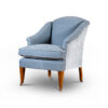 Bespoke, handmade armchair in velvet. - Beaumont & Fletcher