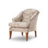 Bespoke, handmade armchair in damask. - Beaumont & Fletcher