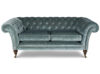 Luxury, bespoke and handmade sofa in blue silk velvet. - Beaumont & Fletcher