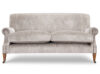 Luxury, bespoke and handmade sofa in light grey silk velvet. - Beaumont & Fletcher