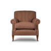 Bespoke, handmade armchair in check. - Beaumont & Fletcher