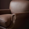 Bespoke, handmade armchair in leather. - Beaumont & Fletcher