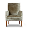 Bespoke, handmade armchair in velvet. - Beaumont & Fletcher