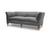 legant, neoclassical designed sofa in dark grey linen. - Beaumont & Fletcher