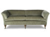 Bespoke handmade low back sofa in green silk velvet - Beaumont & Fletcher