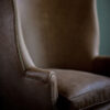 Bespoke, handmade armchair in leather. - Beaumont & Fletcher