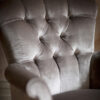 Bespoke, handmade chair in velvet - Beaumont & Fletcher