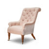 Bespoke, handmade armchair in velvet. - Beaumont & Fletcher