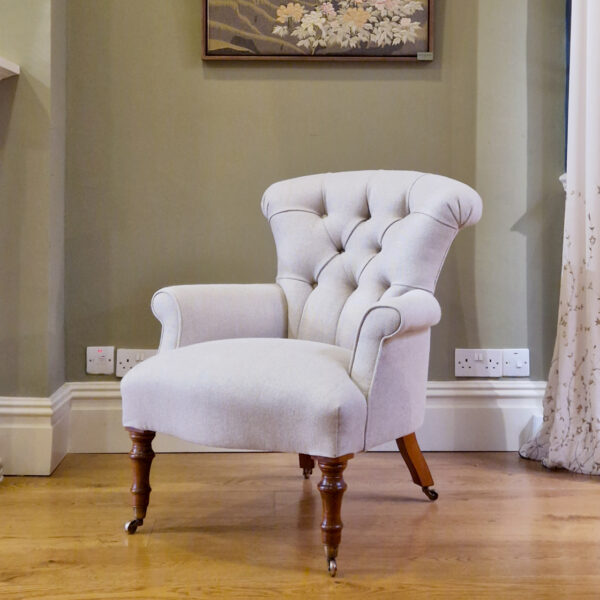 Victorian chair in Donegal - Oatmeal