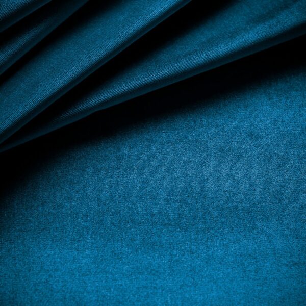 A swatch of a luxurious blue silk velvet