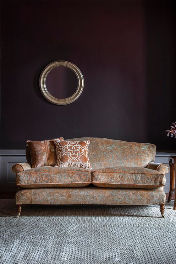 A classic Georgian style sofa in a traditional interior