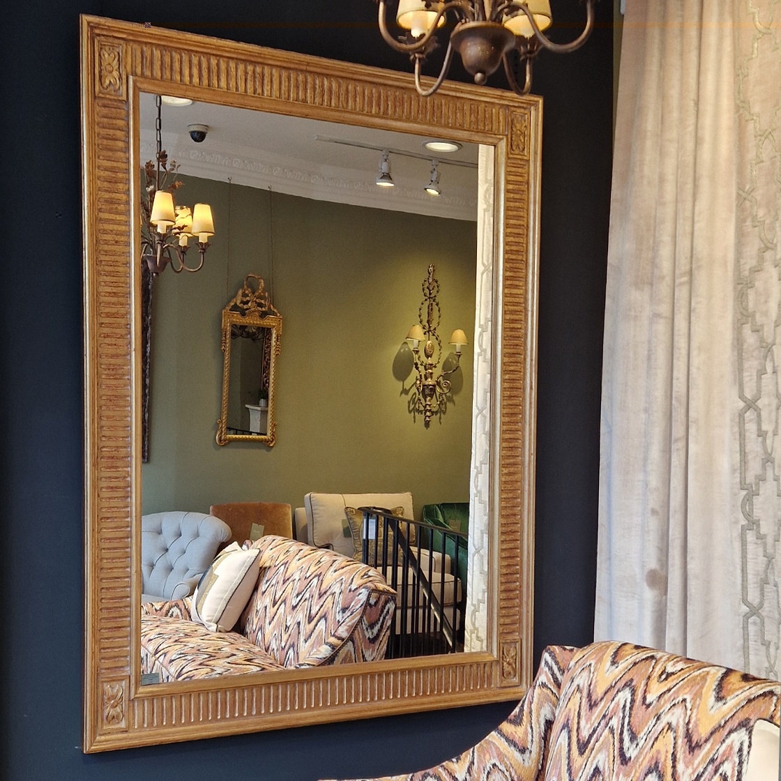 Fluted mirror - Beaumont & Fletcher