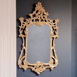 Rococo mirror in Distressed silver_2