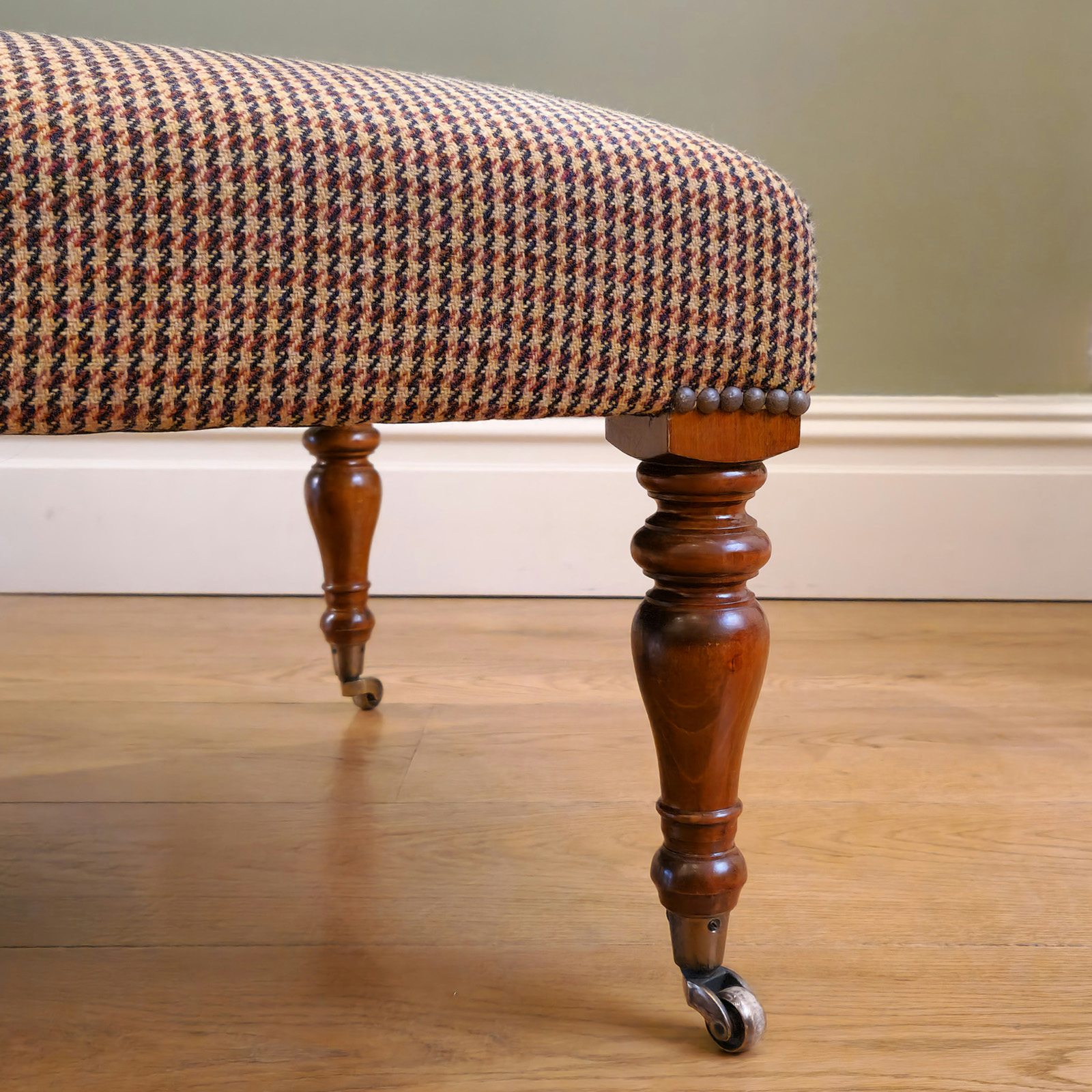 Victorian footstool - Beaumont & Fletcher