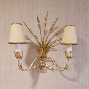 Wheatsheaf wall light Distressed silver_off